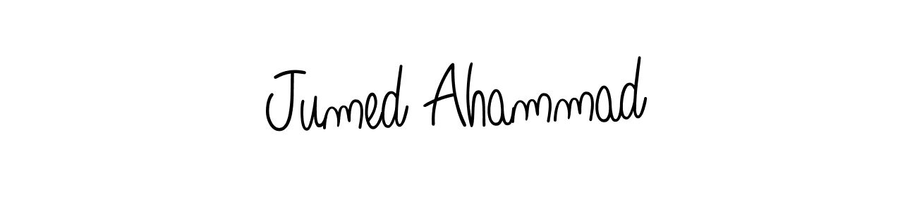 How to make Jumed Ahammad signature? Angelique-Rose-font-FFP is a professional autograph style. Create handwritten signature for Jumed Ahammad name. Jumed Ahammad signature style 5 images and pictures png