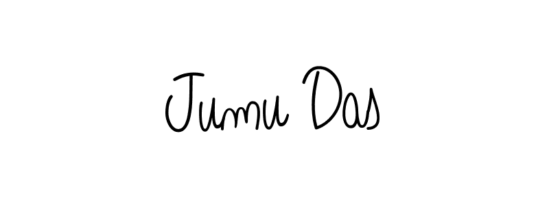 How to make Jumu Das signature? Angelique-Rose-font-FFP is a professional autograph style. Create handwritten signature for Jumu Das name. Jumu Das signature style 5 images and pictures png