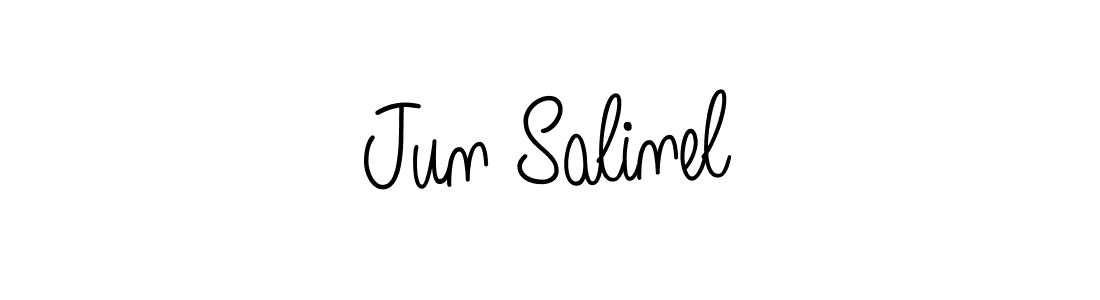 Also You can easily find your signature by using the search form. We will create Jun Salinel name handwritten signature images for you free of cost using Angelique-Rose-font-FFP sign style. Jun Salinel signature style 5 images and pictures png