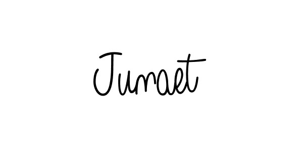 Make a beautiful signature design for name Junaet. With this signature (Angelique-Rose-font-FFP) style, you can create a handwritten signature for free. Junaet signature style 5 images and pictures png