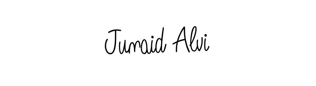 Create a beautiful signature design for name Junaid Alvi. With this signature (Angelique-Rose-font-FFP) fonts, you can make a handwritten signature for free. Junaid Alvi signature style 5 images and pictures png