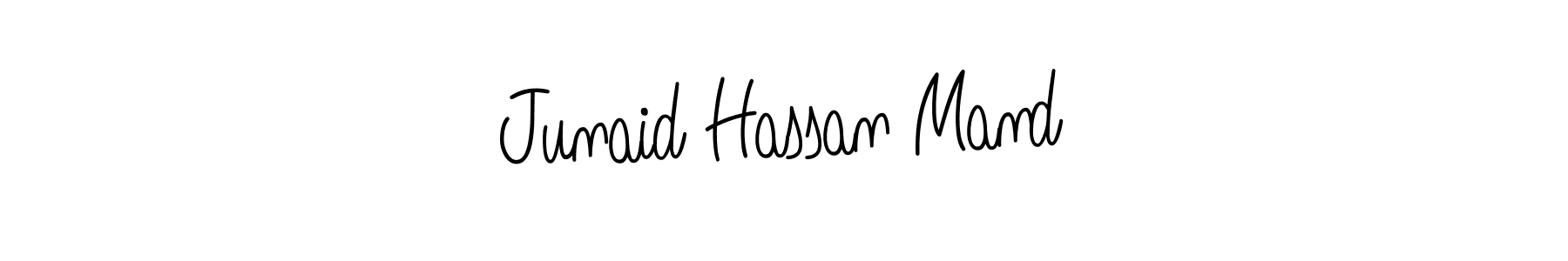 How to Draw Junaid Hassan Mand signature style? Angelique-Rose-font-FFP is a latest design signature styles for name Junaid Hassan Mand. Junaid Hassan Mand signature style 5 images and pictures png