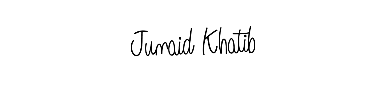 Design your own signature with our free online signature maker. With this signature software, you can create a handwritten (Angelique-Rose-font-FFP) signature for name Junaid Khatib. Junaid Khatib signature style 5 images and pictures png