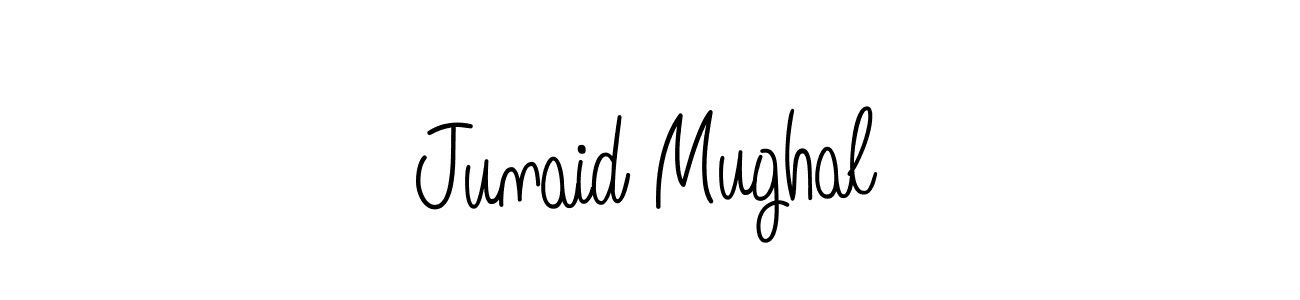 How to Draw Junaid Mughal signature style? Angelique-Rose-font-FFP is a latest design signature styles for name Junaid Mughal. Junaid Mughal signature style 5 images and pictures png