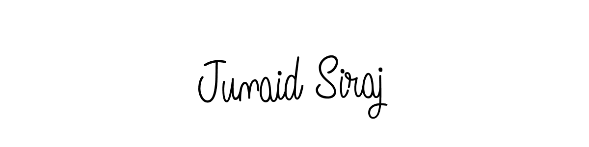Create a beautiful signature design for name Junaid Siraj. With this signature (Angelique-Rose-font-FFP) fonts, you can make a handwritten signature for free. Junaid Siraj signature style 5 images and pictures png