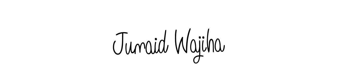 It looks lik you need a new signature style for name Junaid Wajiha. Design unique handwritten (Angelique-Rose-font-FFP) signature with our free signature maker in just a few clicks. Junaid Wajiha signature style 5 images and pictures png