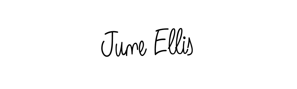 Make a short June Ellis signature style. Manage your documents anywhere anytime using Angelique-Rose-font-FFP. Create and add eSignatures, submit forms, share and send files easily. June Ellis signature style 5 images and pictures png