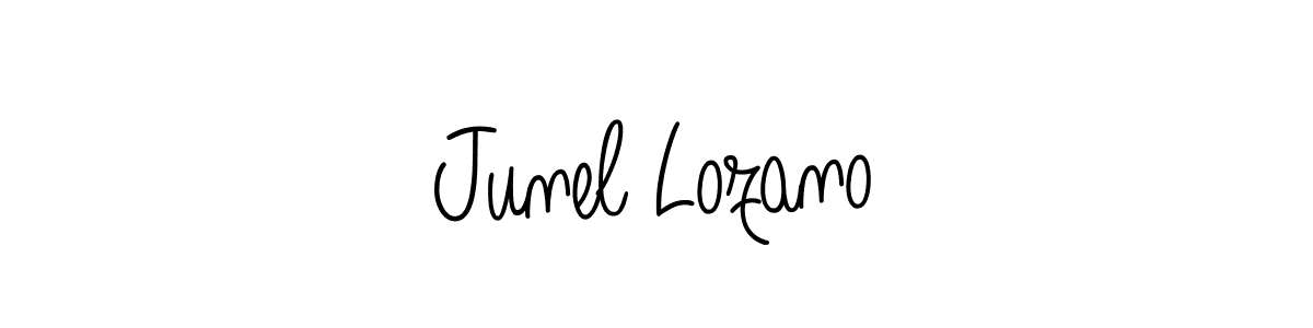 Make a beautiful signature design for name Junel Lozano. Use this online signature maker to create a handwritten signature for free. Junel Lozano signature style 5 images and pictures png