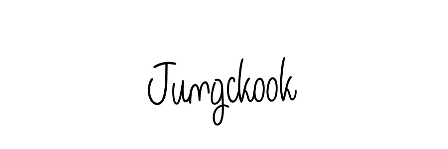 How to make Jungckook name signature. Use Angelique-Rose-font-FFP style for creating short signs online. This is the latest handwritten sign. Jungckook signature style 5 images and pictures png