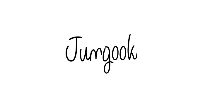 How to make Jungook signature? Angelique-Rose-font-FFP is a professional autograph style. Create handwritten signature for Jungook name. Jungook signature style 5 images and pictures png