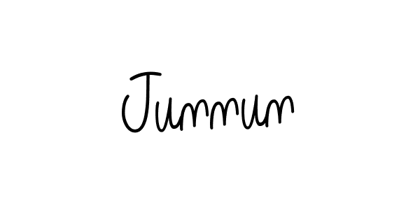 It looks lik you need a new signature style for name Junnun. Design unique handwritten (Angelique-Rose-font-FFP) signature with our free signature maker in just a few clicks. Junnun signature style 5 images and pictures png