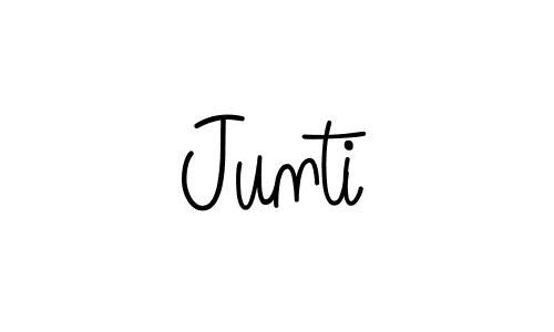 if you are searching for the best signature style for your name Junti. so please give up your signature search. here we have designed multiple signature styles  using Angelique-Rose-font-FFP. Junti signature style 5 images and pictures png