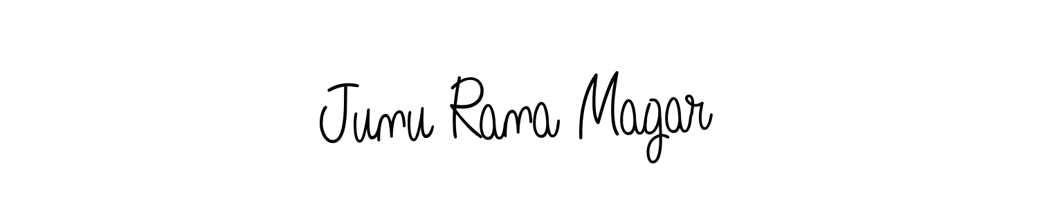 Once you've used our free online signature maker to create your best signature Angelique-Rose-font-FFP style, it's time to enjoy all of the benefits that Junu Rana Magar name signing documents. Junu Rana Magar signature style 5 images and pictures png