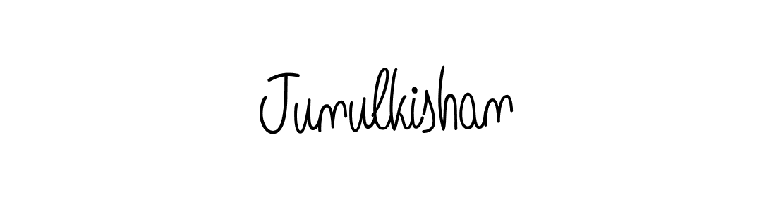 Also You can easily find your signature by using the search form. We will create Junulkishan name handwritten signature images for you free of cost using Angelique-Rose-font-FFP sign style. Junulkishan signature style 5 images and pictures png