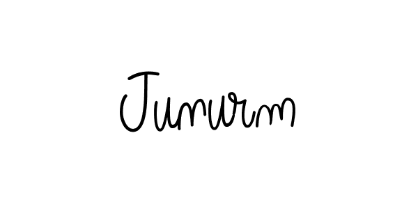 Design your own signature with our free online signature maker. With this signature software, you can create a handwritten (Angelique-Rose-font-FFP) signature for name Junurm. Junurm signature style 5 images and pictures png