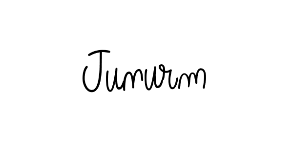 Design your own signature with our free online signature maker. With this signature software, you can create a handwritten (Angelique-Rose-font-FFP) signature for name Junurm. Junurm signature style 5 images and pictures png