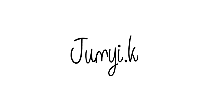 Similarly Angelique-Rose-font-FFP is the best handwritten signature design. Signature creator online .You can use it as an online autograph creator for name Junyi.k. Junyi.k signature style 5 images and pictures png
