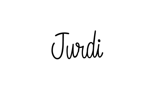How to Draw Jurdi signature style? Angelique-Rose-font-FFP is a latest design signature styles for name Jurdi. Jurdi signature style 5 images and pictures png