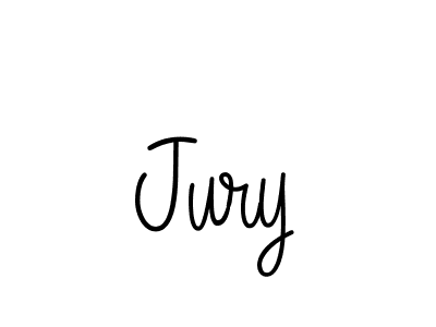 Design your own signature with our free online signature maker. With this signature software, you can create a handwritten (Angelique-Rose-font-FFP) signature for name Jury. Jury signature style 5 images and pictures png