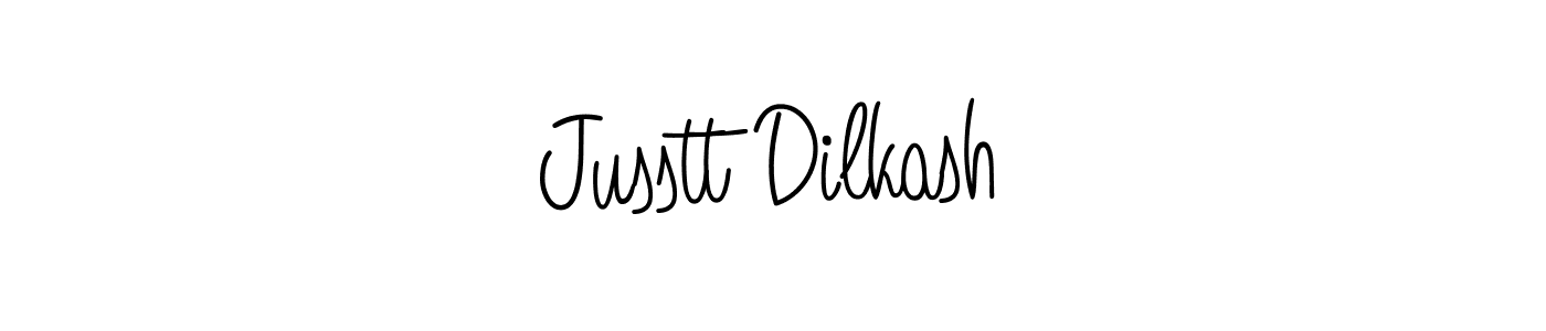 How to Draw Jusstt Dilkash signature style? Angelique-Rose-font-FFP is a latest design signature styles for name Jusstt Dilkash. Jusstt Dilkash signature style 5 images and pictures png