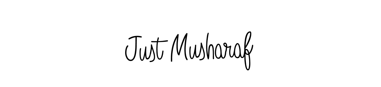 Just Musharaf stylish signature style. Best Handwritten Sign (Angelique-Rose-font-FFP) for my name. Handwritten Signature Collection Ideas for my name Just Musharaf. Just Musharaf signature style 5 images and pictures png