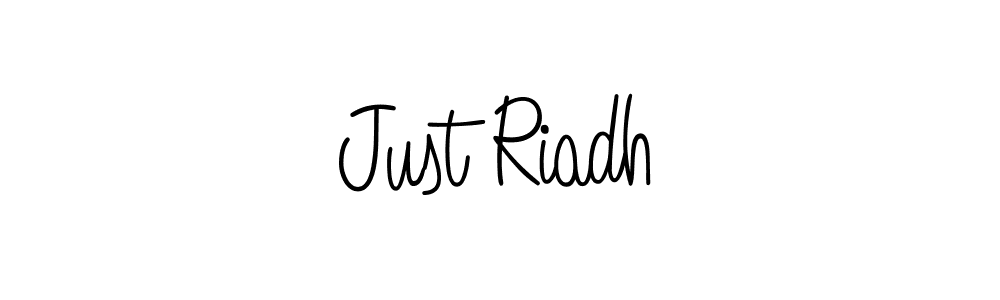 if you are searching for the best signature style for your name Just Riadh. so please give up your signature search. here we have designed multiple signature styles  using Angelique-Rose-font-FFP. Just Riadh signature style 5 images and pictures png