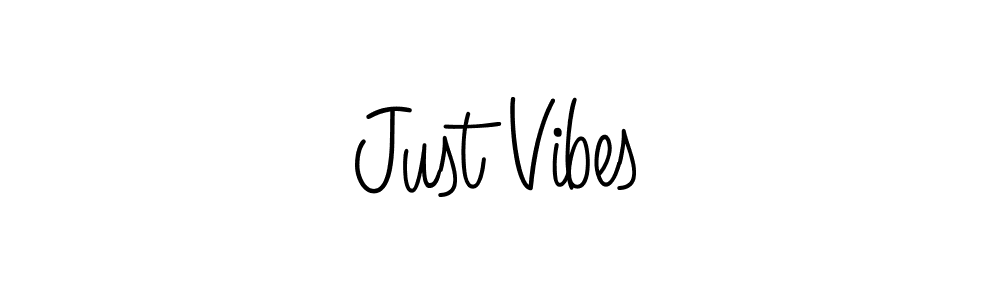 How to Draw Just Vibes signature style? Angelique-Rose-font-FFP is a latest design signature styles for name Just Vibes. Just Vibes signature style 5 images and pictures png