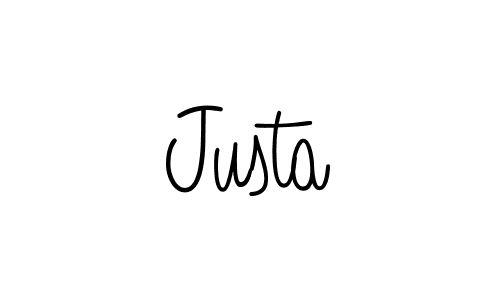 How to make Justa signature? Angelique-Rose-font-FFP is a professional autograph style. Create handwritten signature for Justa name. Justa signature style 5 images and pictures png
