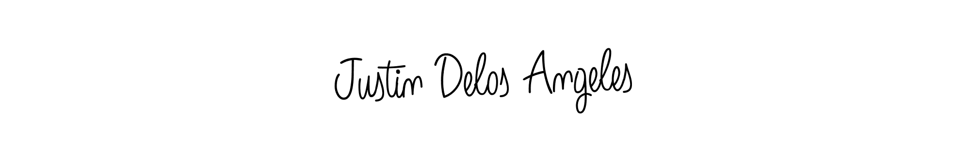 Make a short Justin Delos Angeles signature style. Manage your documents anywhere anytime using Angelique-Rose-font-FFP. Create and add eSignatures, submit forms, share and send files easily. Justin Delos Angeles signature style 5 images and pictures png