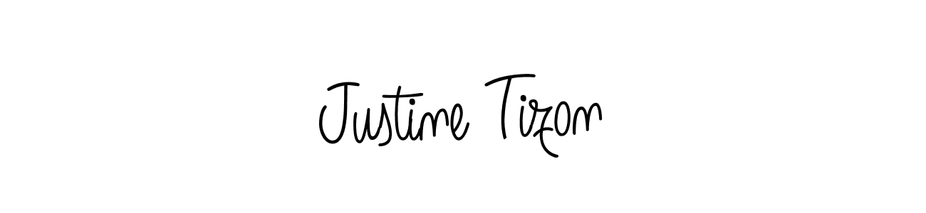 Best and Professional Signature Style for Justine Tizon. Angelique-Rose-font-FFP Best Signature Style Collection. Justine Tizon signature style 5 images and pictures png