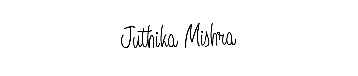 Create a beautiful signature design for name Juthika Mishra. With this signature (Angelique-Rose-font-FFP) fonts, you can make a handwritten signature for free. Juthika Mishra signature style 5 images and pictures png