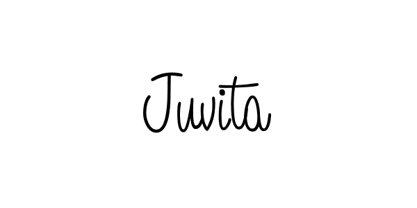 Use a signature maker to create a handwritten signature online. With this signature software, you can design (Angelique-Rose-font-FFP) your own signature for name Juvita. Juvita signature style 5 images and pictures png