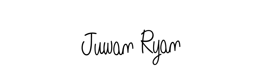 How to Draw Juwan Ryan signature style? Angelique-Rose-font-FFP is a latest design signature styles for name Juwan Ryan. Juwan Ryan signature style 5 images and pictures png