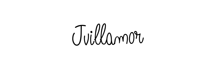 Design your own signature with our free online signature maker. With this signature software, you can create a handwritten (Angelique-Rose-font-FFP) signature for name Jvillamor. Jvillamor signature style 5 images and pictures png