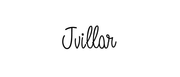 How to make Jvillar name signature. Use Angelique-Rose-font-FFP style for creating short signs online. This is the latest handwritten sign. Jvillar signature style 5 images and pictures png