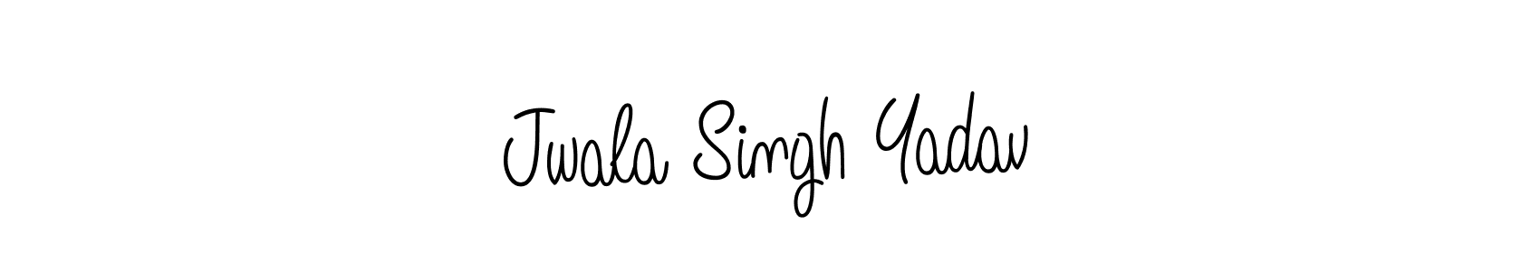 Use a signature maker to create a handwritten signature online. With this signature software, you can design (Angelique-Rose-font-FFP) your own signature for name Jwala Singh Yadav. Jwala Singh Yadav signature style 5 images and pictures png