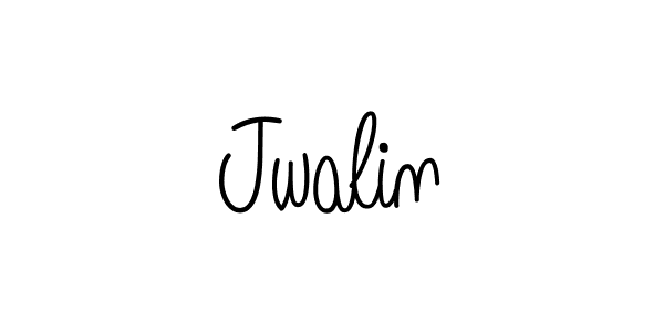 You should practise on your own different ways (Angelique-Rose-font-FFP) to write your name (Jwalin) in signature. don't let someone else do it for you. Jwalin signature style 5 images and pictures png