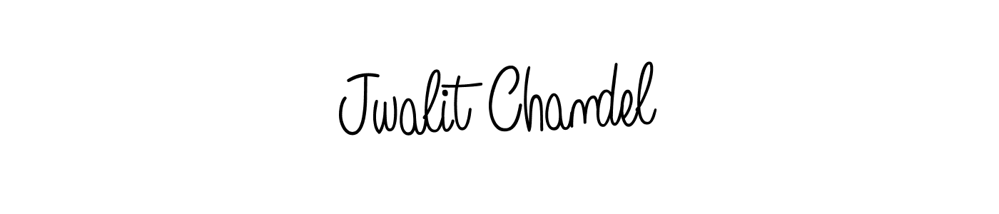 Create a beautiful signature design for name Jwalit Chandel. With this signature (Angelique-Rose-font-FFP) fonts, you can make a handwritten signature for free. Jwalit Chandel signature style 5 images and pictures png