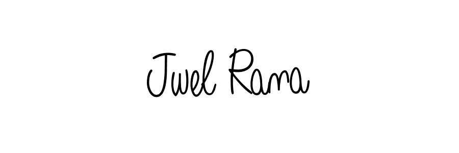 Jwel Rana stylish signature style. Best Handwritten Sign (Angelique-Rose-font-FFP) for my name. Handwritten Signature Collection Ideas for my name Jwel Rana. Jwel Rana signature style 5 images and pictures png