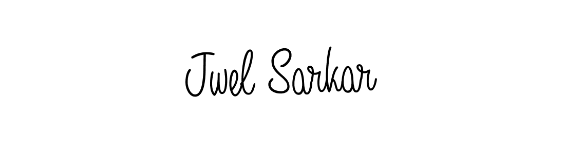 You should practise on your own different ways (Angelique-Rose-font-FFP) to write your name (Jwel Sarkar) in signature. don't let someone else do it for you. Jwel Sarkar signature style 5 images and pictures png