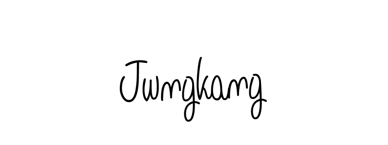 Use a signature maker to create a handwritten signature online. With this signature software, you can design (Angelique-Rose-font-FFP) your own signature for name Jwngkang. Jwngkang signature style 5 images and pictures png