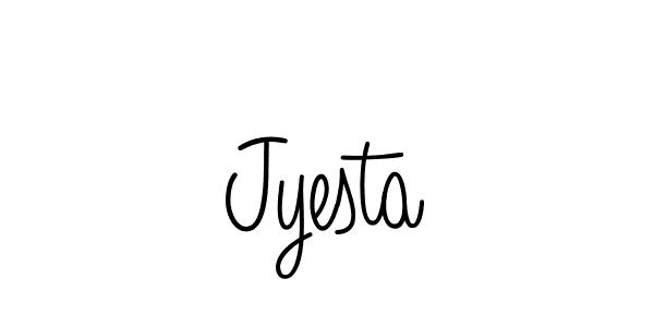 Also we have Jyesta name is the best signature style. Create professional handwritten signature collection using Angelique-Rose-font-FFP autograph style. Jyesta signature style 5 images and pictures png