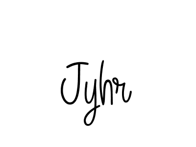 The best way (Angelique-Rose-font-FFP) to make a short signature is to pick only two or three words in your name. The name Jyhr include a total of six letters. For converting this name. Jyhr signature style 5 images and pictures png