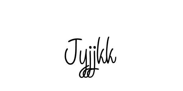 Design your own signature with our free online signature maker. With this signature software, you can create a handwritten (Angelique-Rose-font-FFP) signature for name Jyjjkk. Jyjjkk signature style 5 images and pictures png