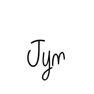 Design your own signature with our free online signature maker. With this signature software, you can create a handwritten (Angelique-Rose-font-FFP) signature for name Jyn. Jyn signature style 5 images and pictures png