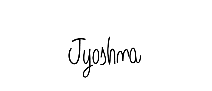 The best way (Angelique-Rose-font-FFP) to make a short signature is to pick only two or three words in your name. The name Jyoshna include a total of six letters. For converting this name. Jyoshna signature style 5 images and pictures png