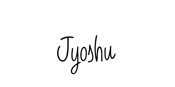 How to make Jyoshu signature? Angelique-Rose-font-FFP is a professional autograph style. Create handwritten signature for Jyoshu name. Jyoshu signature style 5 images and pictures png