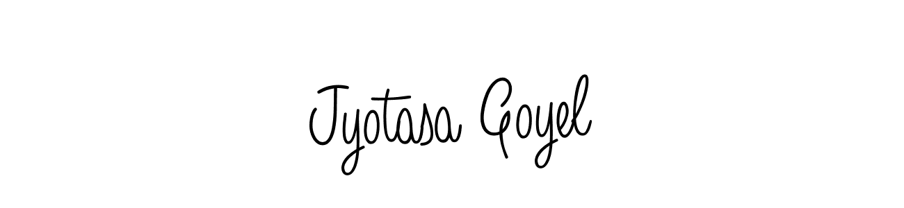 Make a beautiful signature design for name Jyotasa Goyel. Use this online signature maker to create a handwritten signature for free. Jyotasa Goyel signature style 5 images and pictures png