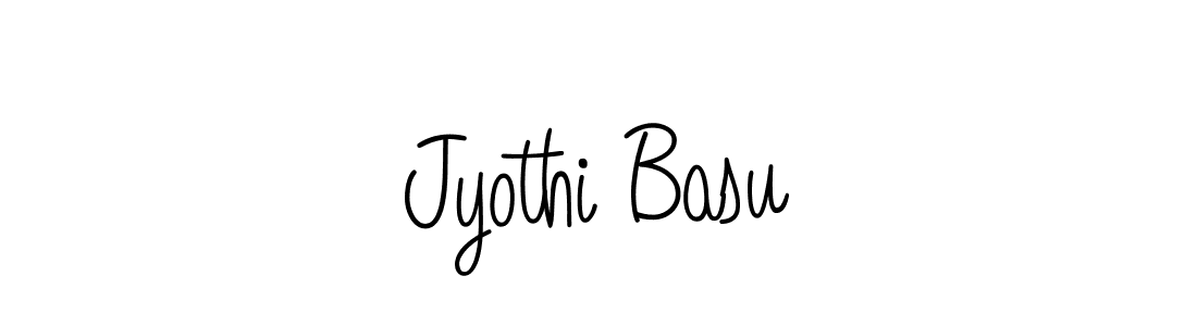 How to Draw Jyothi Basu signature style? Angelique-Rose-font-FFP is a latest design signature styles for name Jyothi Basu. Jyothi Basu signature style 5 images and pictures png