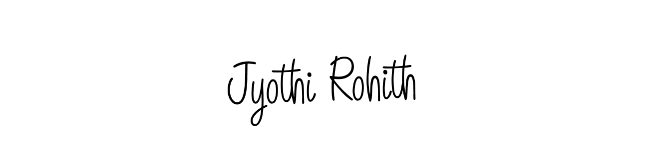 Make a beautiful signature design for name Jyothi Rohith. With this signature (Angelique-Rose-font-FFP) style, you can create a handwritten signature for free. Jyothi Rohith signature style 5 images and pictures png